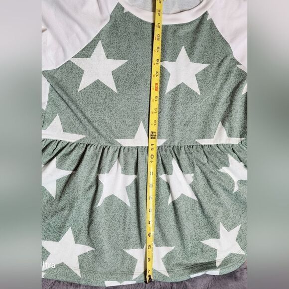 NWT Sage Star Peplum Top-L - Picture 5 of 5